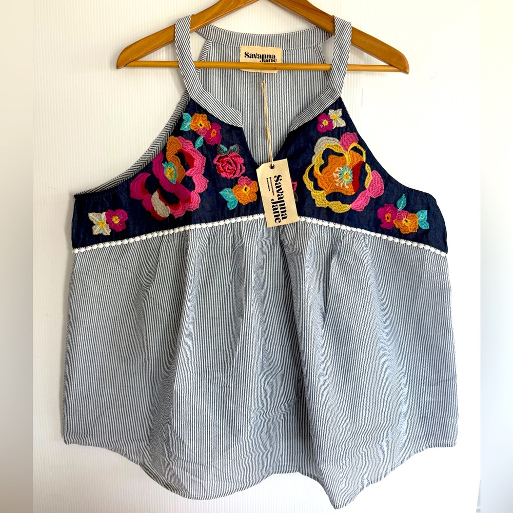 SAVANNA JANE sleeveless top (NWOT)
